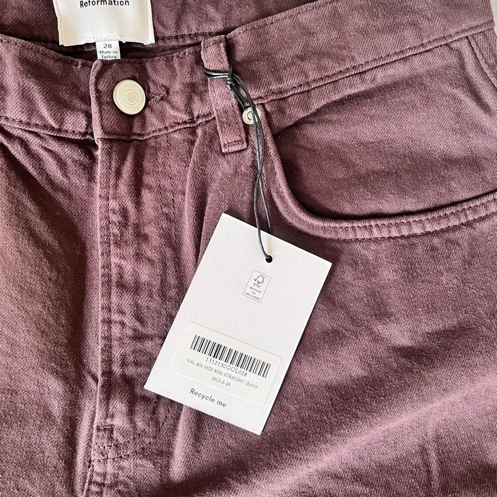Reformation Val 90s High-Rise Straight Jeans - Picture 3 of 3